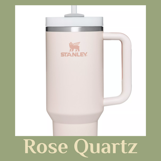 ROSE QUARTZ 40oz Engraved Tumbler