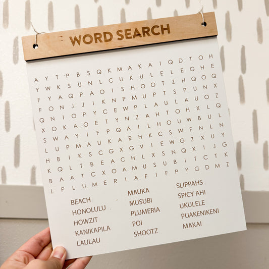 Word Search Sign